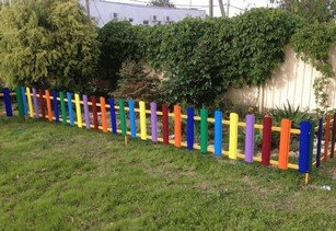 Декоративное ограждение участка в гостинице г. Тюмень